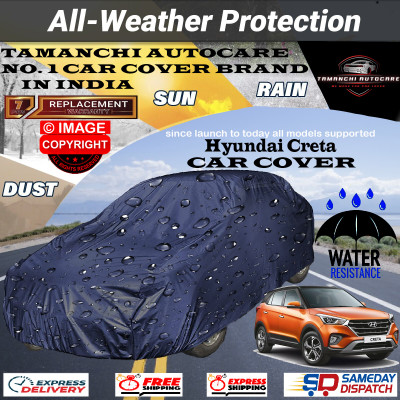 Tamanchi Autocare Car Cover For Hyundai Creta(Blue)