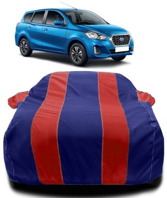 Autoprime Car Cover For Datsun Go Plus D Petrol (With Mirror Pockets)(Red, Blue)