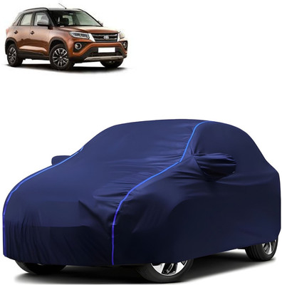 WSK Car Cover For Toyota Urban Cruiser (With Mirror Pockets)(Blue)