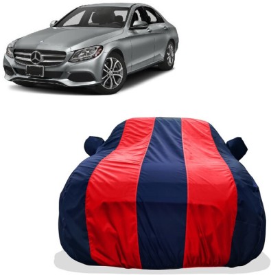 Tricway Car Cover For Mercedes Benz C-Class Progressive C 220d Diesel (With Mirror Pockets)(Red)