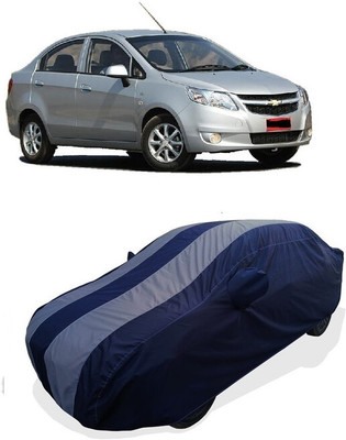 Coxtor Car Cover For Chevrolet Sail 1.3 LS ABS (With Mirror Pockets)(Grey)