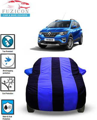FUZICON Car Cover For Renault Triber RXT Petrol (With Mirror Pockets)(Blue)
