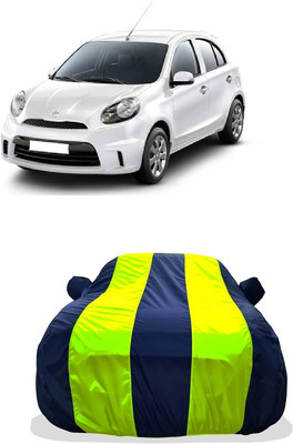 Tricway Car Cover For Nissan Micra Active XL (With Mirror Pockets)(Yellow)