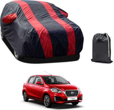 PAGORA Car Cover For Nissan Go (With Mirror Pockets)(Red)