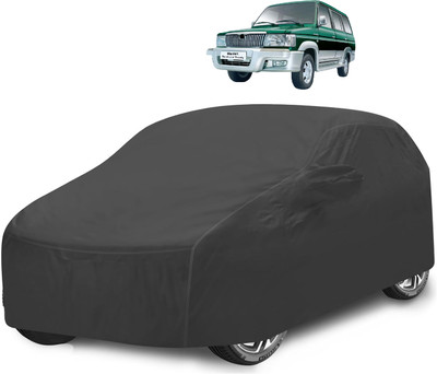 Caronix Car Cover For Toyota Qualis (With Mirror Pockets)(Grey)