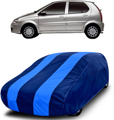 MoTRoX Car Cover For Tata Indica V2 (Without Mirror Pockets)(Blue, Blue)