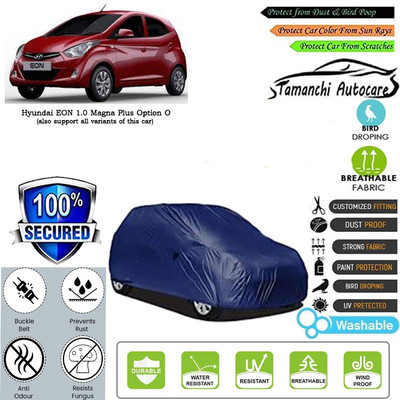 Tamanchi Autocare Car Cover For Hyundai EON 1.0 Magna Plus Option O(Blue)