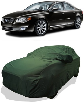 Coxtor Car Cover For Volvo S80 (With Mirror Pockets)(Green)