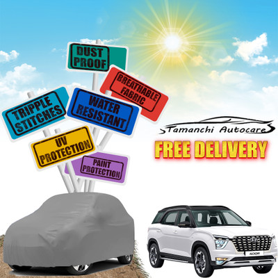 Tamanchi Autocare Car Cover For Hyundai Alcazar(Grey)