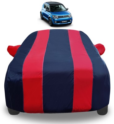 Amanzo Car Cover For Maruti Ignis (With Mirror Pockets)(Red)