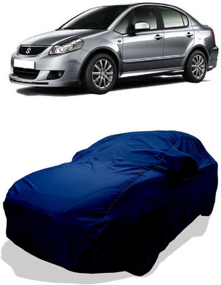Coxtor Car Cover For Maruti Suzuki SX4 (With Mirror Pockets)(Blue)