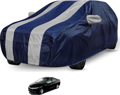 Auto Hub Car Cover For Honda City (Without Mirror Pockets)(Black, Grey)