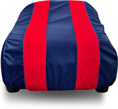 MoTRoX Car Cover For Honda Brio (Without Mirror Pockets)(Red, Blue)