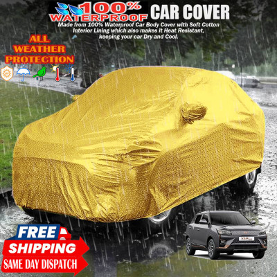 Tamanchi Autocare Car Cover For Mahindra XUV400(Gold)