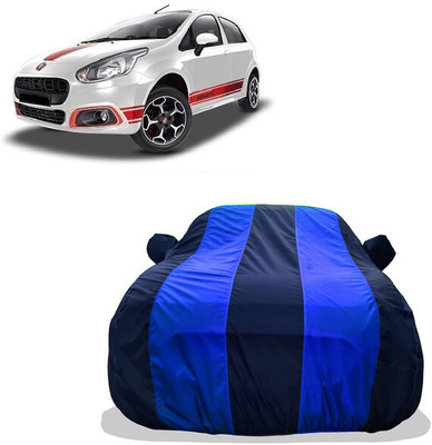 Tricway Car Cover For Fiat Abarth Punto 1.4 T-Jet Petrol (With Mirror Pockets)(Multicolor)