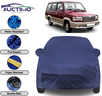 AUCTIMO Car Cover For Toyota Qualis (With Mirror Pockets)(Multicolor)