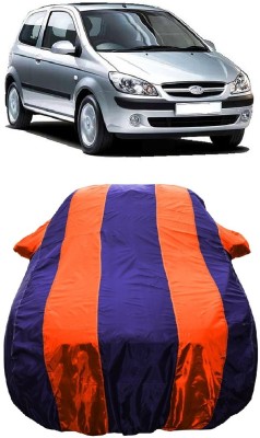 Wegather Car Cover For Hyundai Getz GVS (With Mirror Pockets)(Orange)