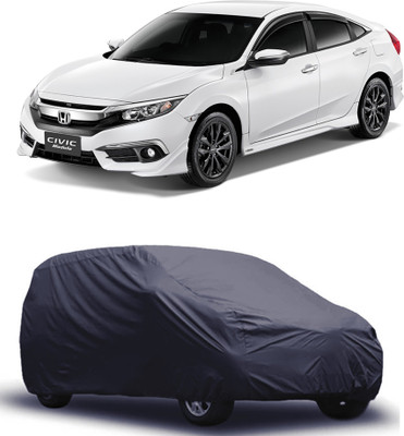 ROYAL AUTO MART Car Cover For Honda Civic (Without Mirror Pockets)(Grey)