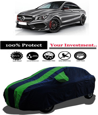 Amexride Car Cover For Mercedes Benz CLA-Class 45 AMG (With Mirror Pockets)(Green)