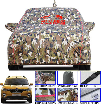 autouniko Car Cover For Renault Triber (With Mirror Pockets)(Multicolor)