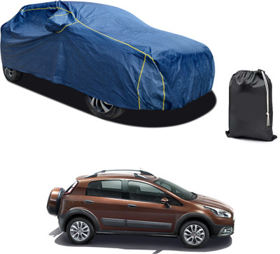 PAGORA Car Cover For Fiat Avventura (With Mirror Pockets)(Blue, For 2019, 2020, 2021, 2022, 2023 Models)