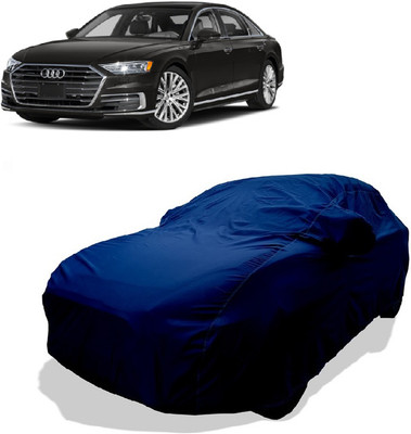 Coxtor Car Cover For Audi A8 L 60 TFSI Quattro (With Mirror Pockets)(Green)
