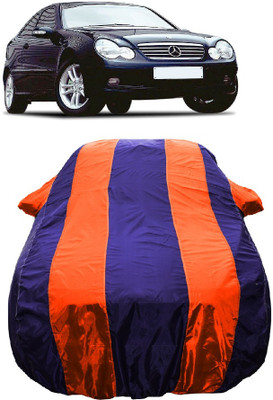 Wegather Car Cover For Mercedes Benz C-Class C200 K (With Mirror Pockets)(Orange)
