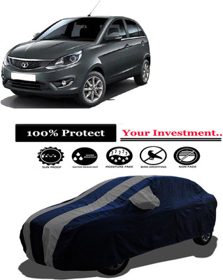 Amexride Car Cover For Tata Bolt Revotron XT (With Mirror Pockets)(Grey)