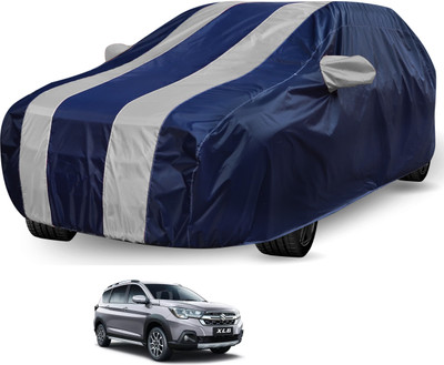 Auto Hub Car Cover For Maruti Suzuki Universal For Car (Without Mirror Pockets)(Blue, Silver, For 2019 Models)