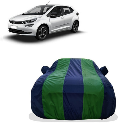 Tricway Car Cover For Tata Altroz XZ Petrol (With Mirror Pockets)(Green)
