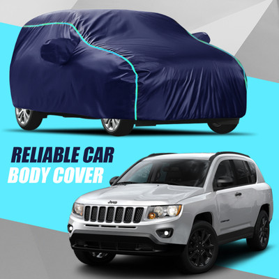 KULTEX Car Cover For Jeep Compass (With Mirror Pockets)(Multicolor)