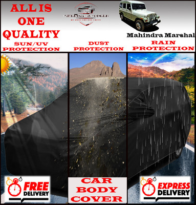 Tamanchi Autocare Car Cover For Mahindra Marshal(Black)