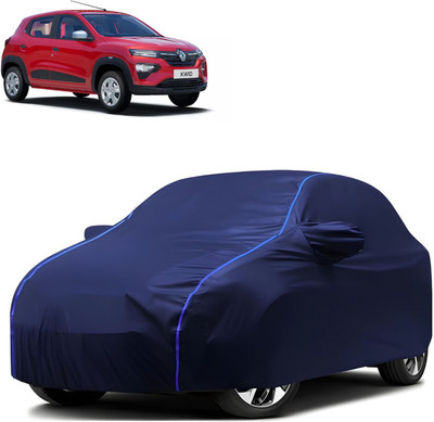 WSK Car Cover For Honda Jazz (With Mirror Pockets)(Blue)
