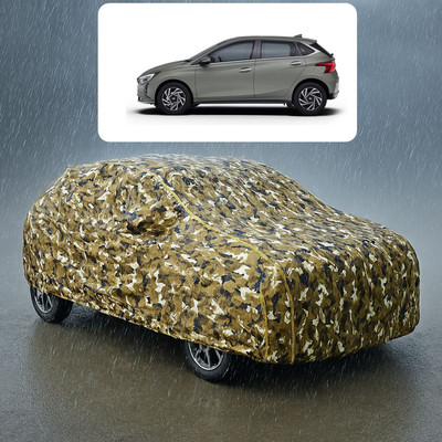 GOSHIV-car and bike accessories Car Cover For Hyundai i20 Asta (With Mirror Pockets)(Yellow)