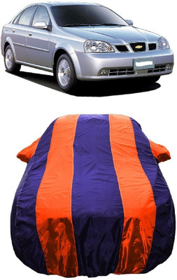 Wegather Car Cover For Chevrolet Optra 1.6 L (With Mirror Pockets)(Orange)