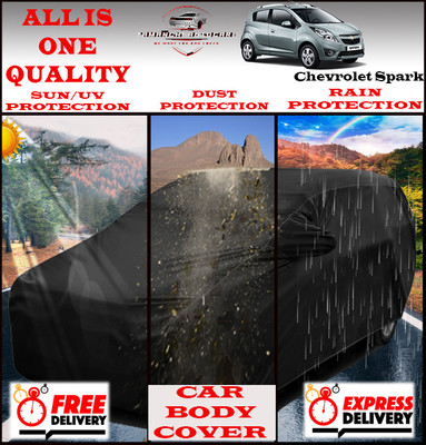 Tamanchi Autocare Car Cover For Chevrolet Spark(Black)
