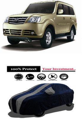 Amexride Car Cover For Tata Grand Dicor (With Mirror Pockets)(Grey)