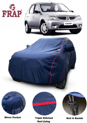 Frap Car Cover For Mahindra Logan (With Mirror Pockets)(Blue)