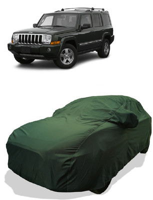 Coxtor Car Cover For Jeep Commander 2WD Disc Break (With Mirror Pockets)(Gold)
