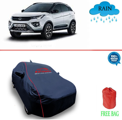 autouniko Car Cover For Tata Nexon (With Mirror Pockets)(Blue)