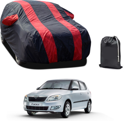 CODOKI Car Cover For Skoda Fabia Scout (With Mirror Pockets)(Red, For 2019, 2020, 2021, 2022, 2023 Models)