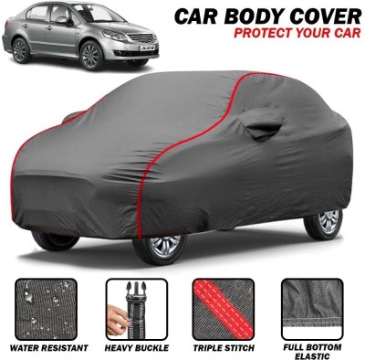 Delphinium Car Cover For Maruti Suzuki SX4, SX4 1.2L (D), Universal For Car (With Mirror Pockets)(Grey, Red, For 2010, 2011, 2012, 2013, 2014, 2015, 2016, 2017, 2018, 2019, 2020, 2021, 2022, 2023, 2024 Models)