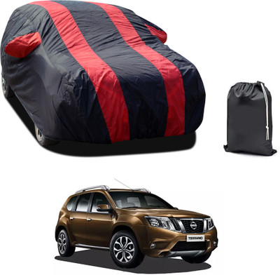PAGORA Car Cover For Nissan Terrano (With Mirror Pockets)(Red)