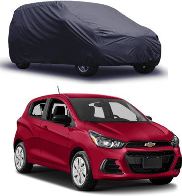 ROYAL AUTO MART Car Cover For Chevrolet Spark (Without Mirror Pockets)(Grey)