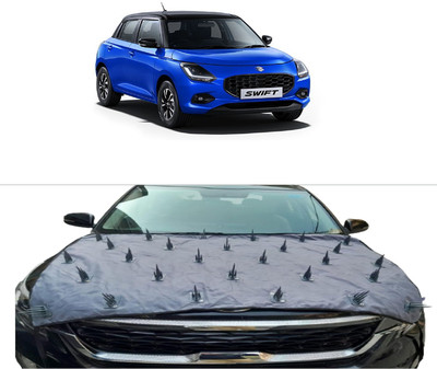 KAHRA Car Cover For Maruti Suzuki Swift LXI Optional-O (Without Mirror Pockets)(Grey)