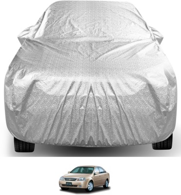 Auto Hub Car Cover For Chevrolet Optra (With Mirror Pockets)(Silver)