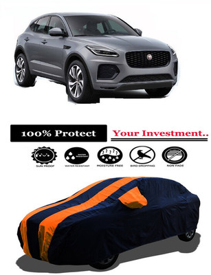 Amexride Car Cover For Mahindra E-Pace (With Mirror Pockets)(Orange)