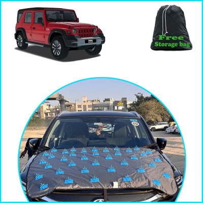 FAMEXON Car Cover For Toyota Innova Hycross (Without Mirror Pockets)(Grey)