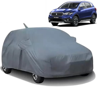 S Shine Max Car Cover For Maruti Suzuki S-Cross (With Mirror Pockets)(Grey)