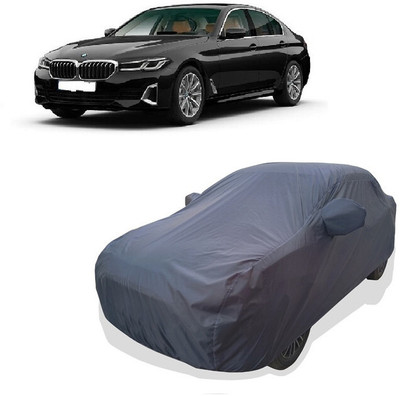 Tricway Car Cover For BMW 5 Series 520d Luxury Line Diesel (With Mirror Pockets)(Grey)